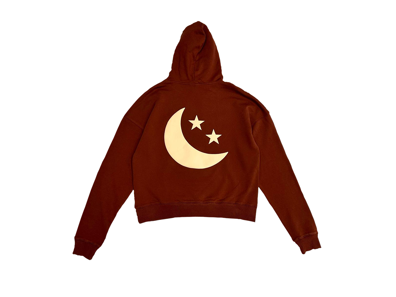 NSTLGIC BASIC BROWN HOODIE